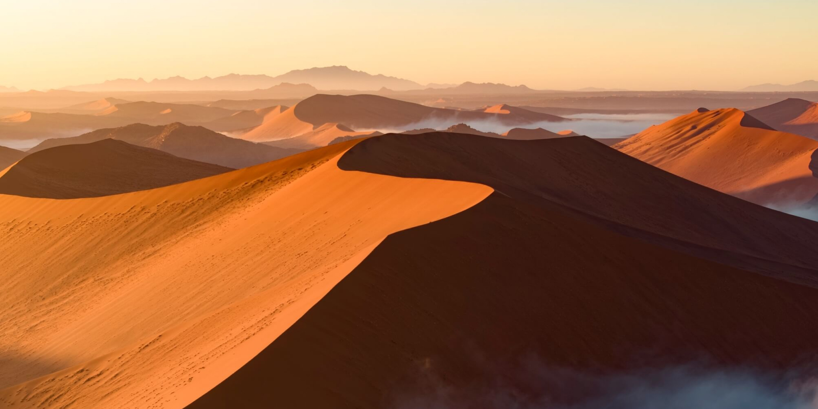 Astonishing Aerial Shot Over Sahara Desert